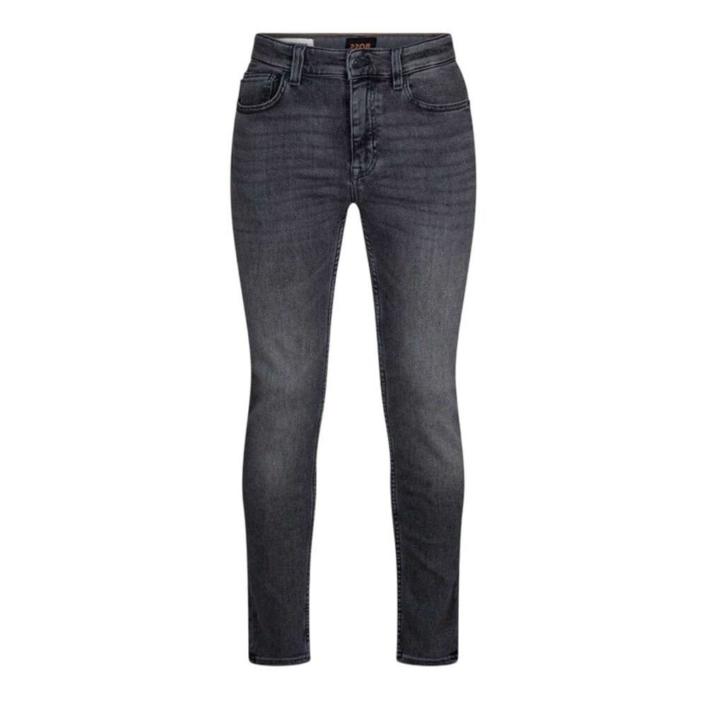 Boss Mens Delaware Denim Mid Rise Slim Jeans / Medium Grey